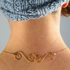 Necklace Extender -4pcs- Jewelry S Hook Chain Adaptor Bracelet Gold/Silvertone
